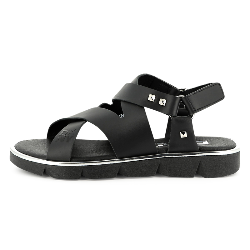 Sandales en cuir DKNY 
                    FILLE