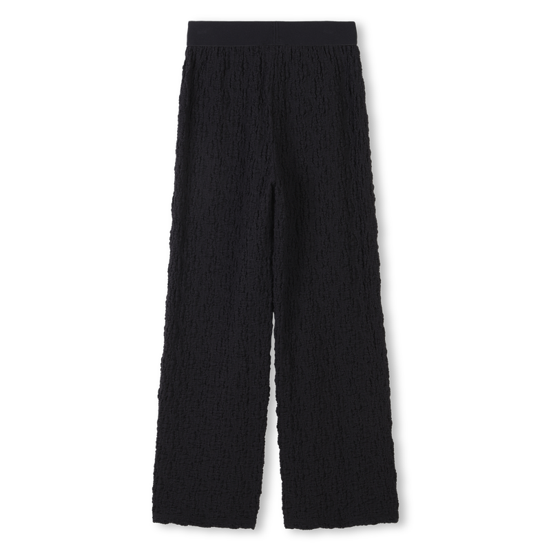 Pantalon large effet gaufr&eacute; DKNY 
                        FILLE