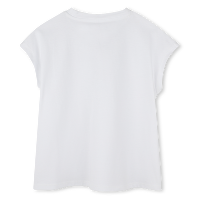 T-shirt fluide en coton DKNY FILLE