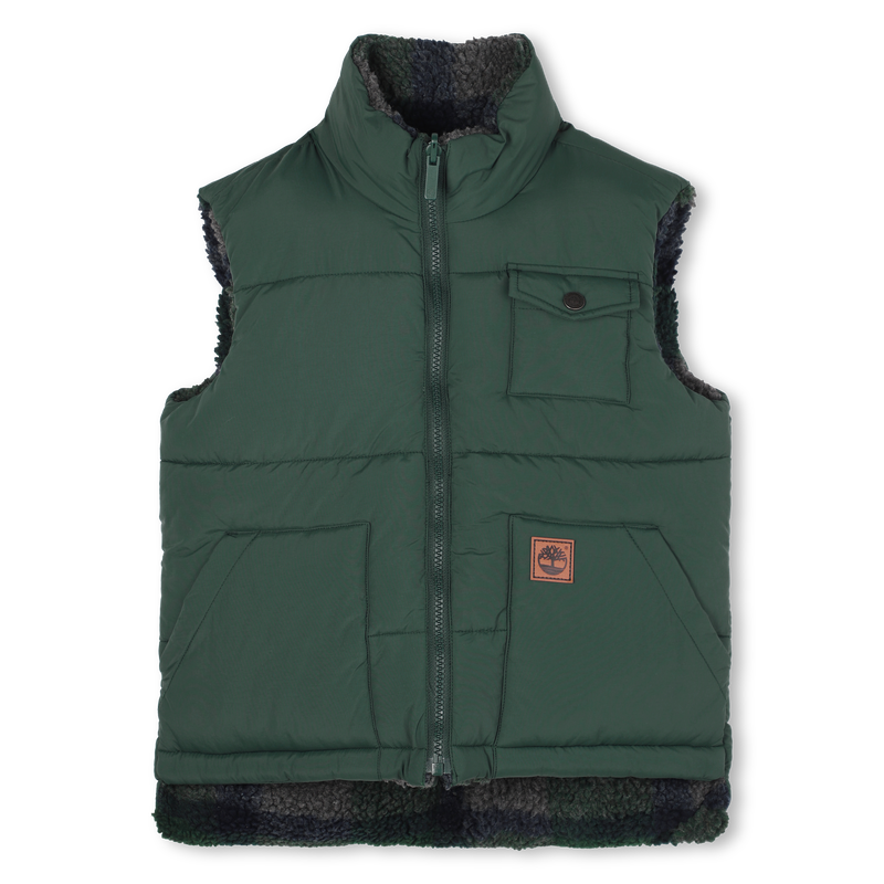 Doudoune sans manches reversible TIMBERLAND 
                    GARCON