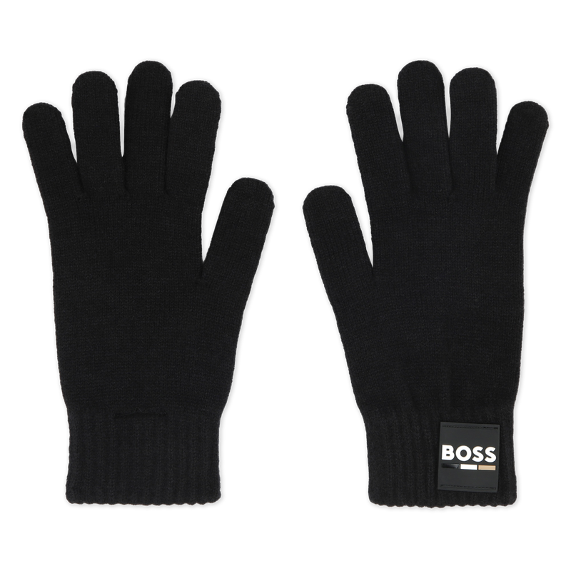 Gants unis en tricot BOSS 
                    GARCON