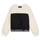 Sweat-shirt bimati&egrave;re KARL LAGERFELD KIDS 
                    FILLE