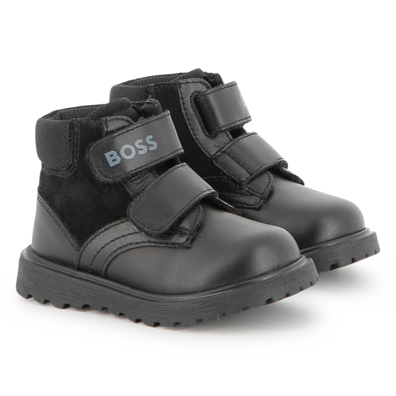 Bottines avec bandes auto-agrippantes BOSS 
                    GARCON