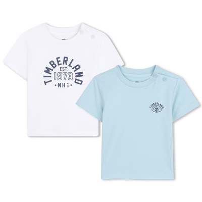 LOT DE DEUX T-SHIRTS TIMBERLAND GARCON