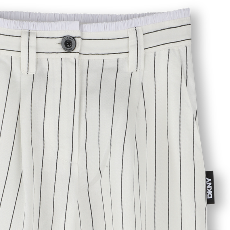 Pantalon ray&eacute; large DKNY 
                        FILLE