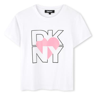 T-shirt à manches courtes DKNY FILLE