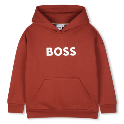 Sweat-shirt-shirt &agrave; capuche BOSS GARCON