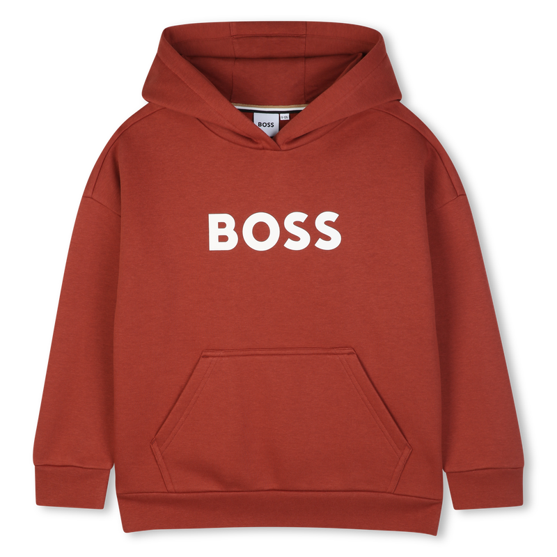 Sweat-shirt-shirt &agrave; capuche BOSS 
                        GARCON