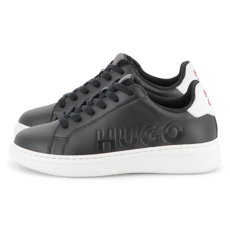Baskets en cuir de vachette Hugo 
                    GARCON