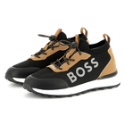 Baskets avec lacets &eacute;lastiqu&eacute;s BOSS 
                    GARCON