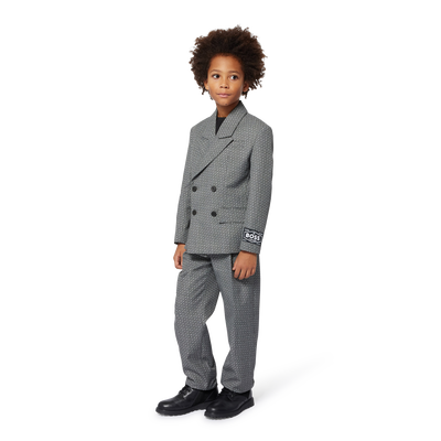 Veste de costume à carreaux BOSS GARCON