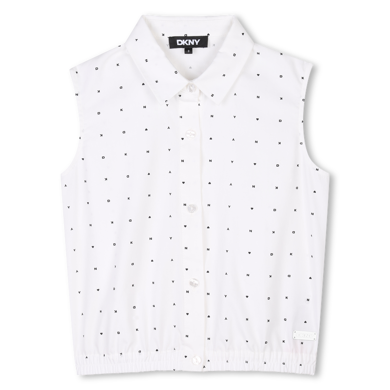 Chemisier sans manche imprimé DKNY 
                    FILLE