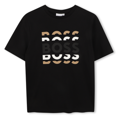 TEE-SHIRT MANCHES COURTES BOSS GARCON