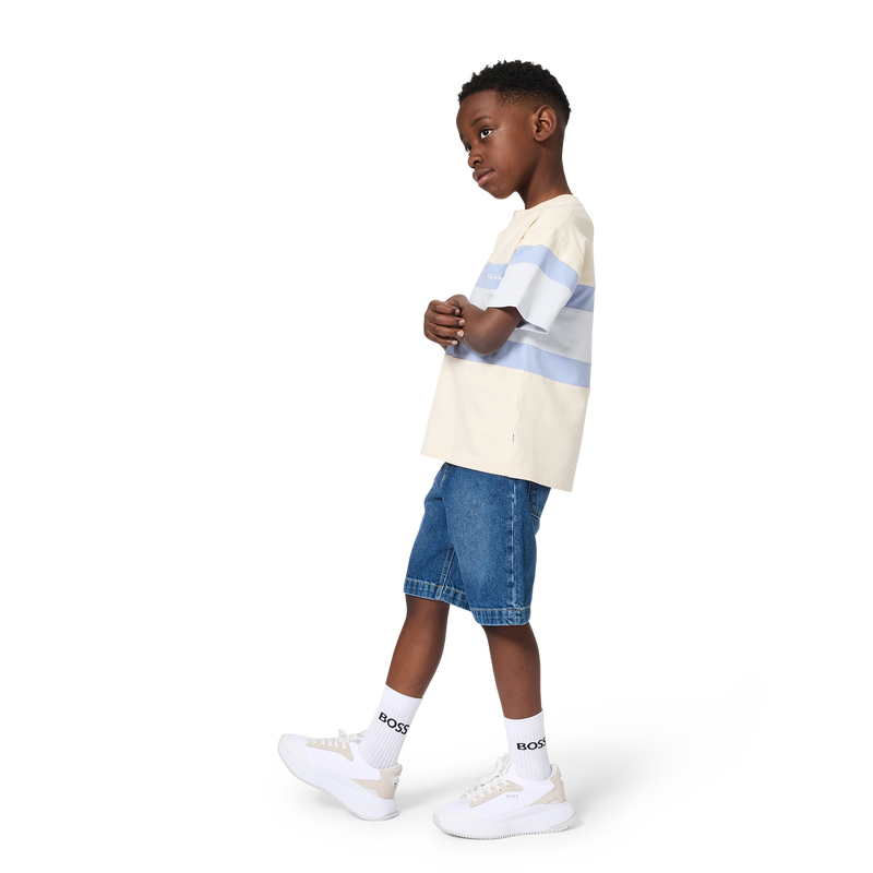 TEE-SHIRT MANCHES COURTES BOSS 
                        GARCON