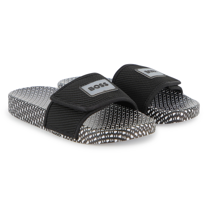 CLAQUETTES &Agrave; FERMETURE PAR BANDES AUTO AGRIPPANTES BOSS 
                        GARCON