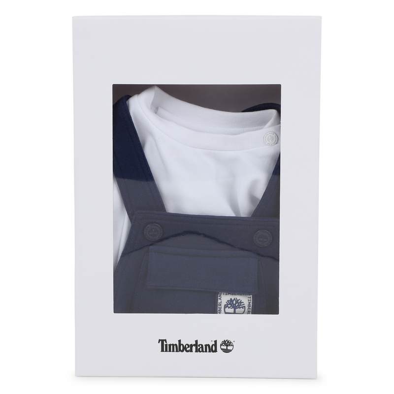 Ensemble T-shirt et salopette TIMBERLAND 
                        GARCON