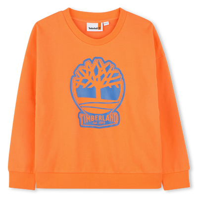 Sweat-shirt avec imprim&eacute; logo TIMBERLAND GARCON