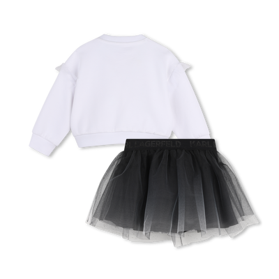 Ensemble Sweat-shirt et jupe KARL LAGERFELD KIDS FILLE