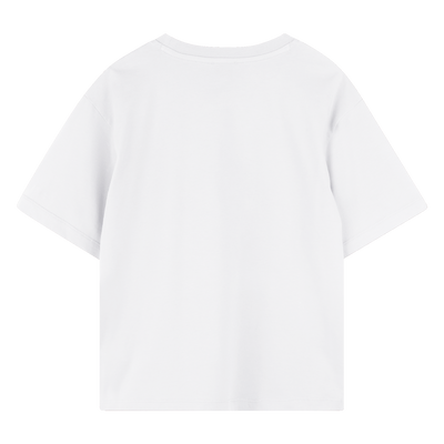 T-shirt en coton avec imprim&eacute; KENZO KIDS GARCON