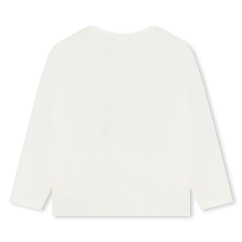 T-shirt coton manches longues KENZO KIDS 
                    FILLE