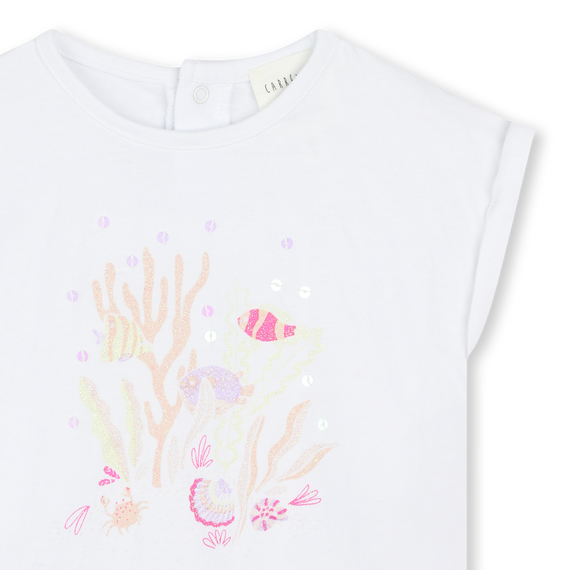 T-shirt avec imprimé poissons CARREMENT BEAU 
                    FILLE
