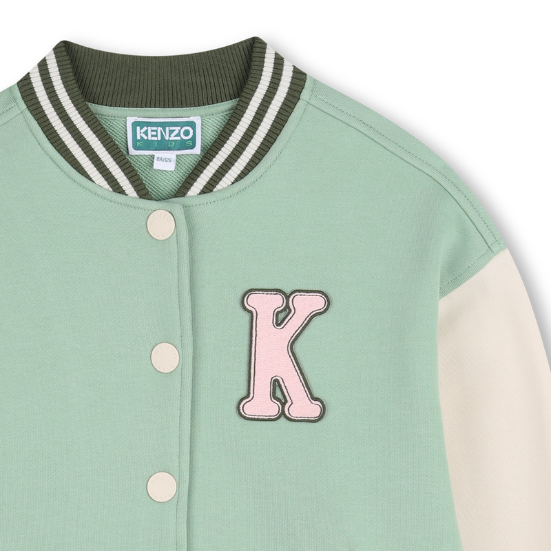 SWEAT &Agrave; CAPUCHE ZIPP&Eacute;E KENZO KIDS 
                        FILLE