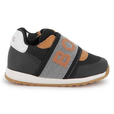 Baskets avec &eacute;lastique sigl&eacute; BOSS GARCON