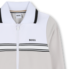 Sweat &agrave; capuche zipp&eacute;e BOSS 
                    GARCON