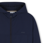 Sweat zipp&eacute; &agrave; capuche BOSS 
                    GARCON