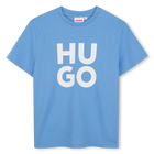 Tee-shirt manches courtes, BLEU, hi-res