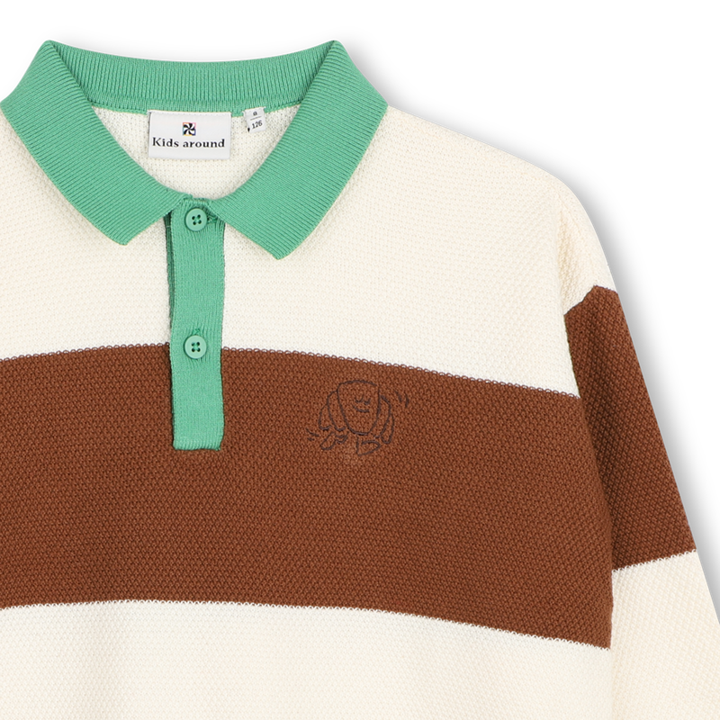 Polo en tricot KIDS AROUND 
                        GARCON