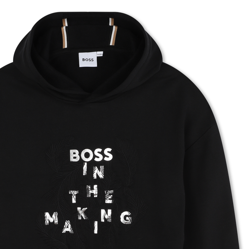 Robe sweat-shirt &agrave; capuche BOSS 
                        FILLE