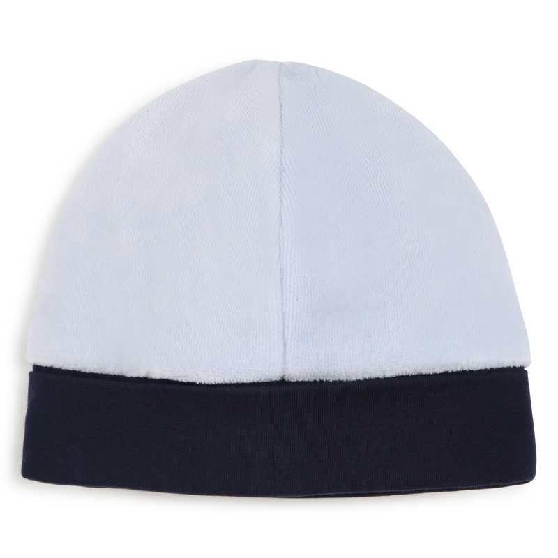 Bonnet de naissance bicolore BOSS 
                    GARCON