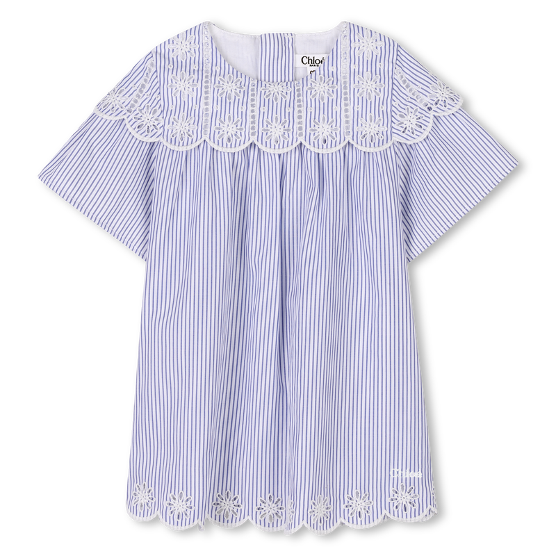 Robe rayée avec broderie CHLOE 
                    FILLE
