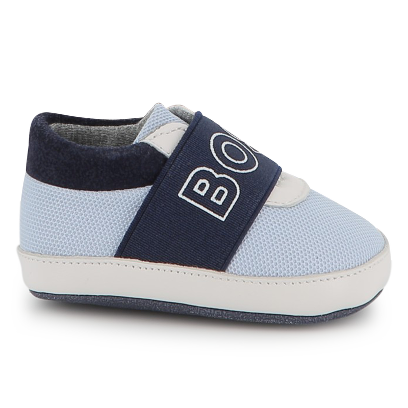 Chaussons souples en cuir de mouton BOSS 
                        UNISEXE