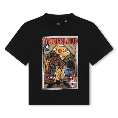 T-shirt avec imprim&eacute; plac&eacute; TIMBERLAND GARCON