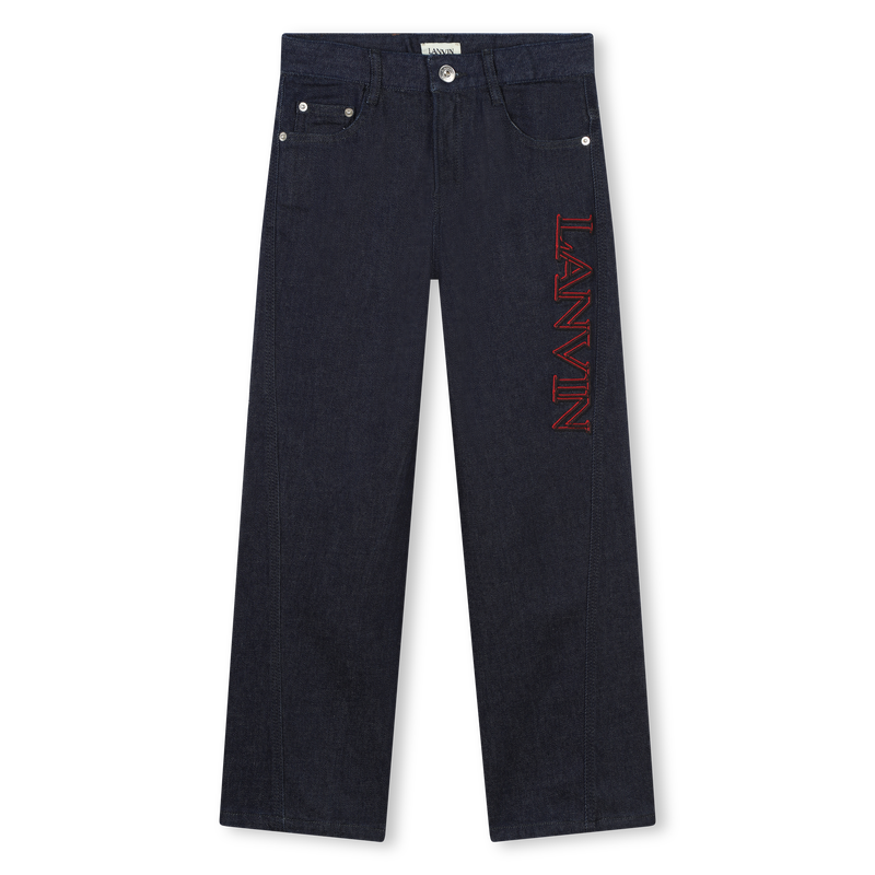Jean avec sigle brodé LANVIN 
                    GARCON