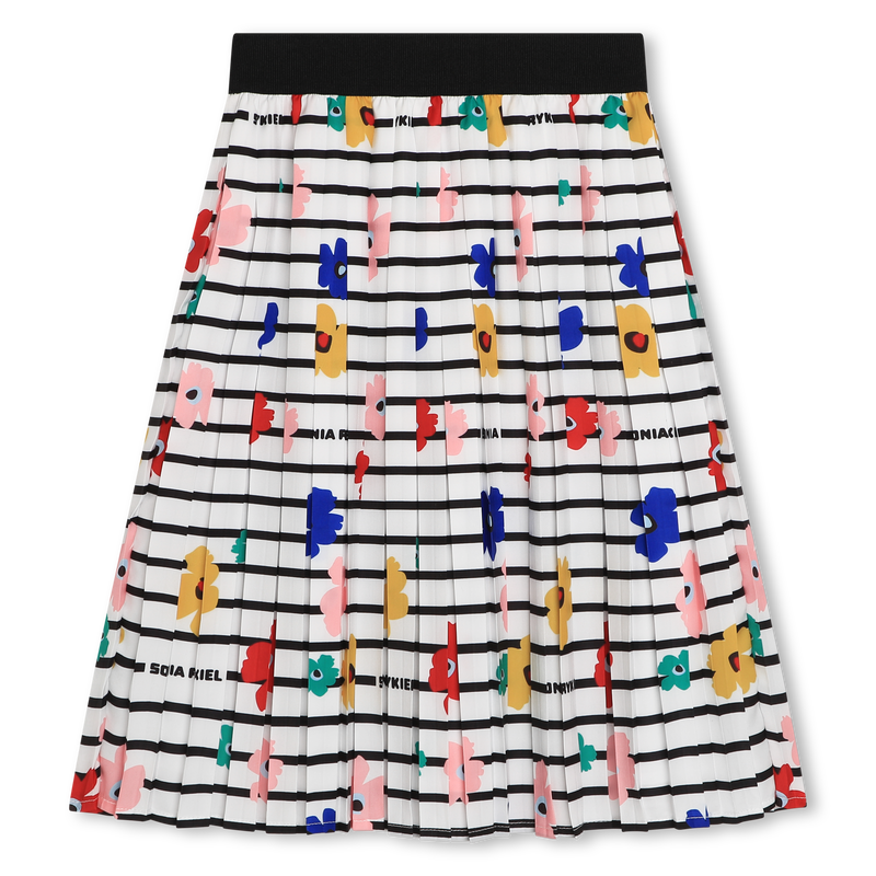 Jupe longue plissée imprimée SONIA RYKIEL 
                    FILLE