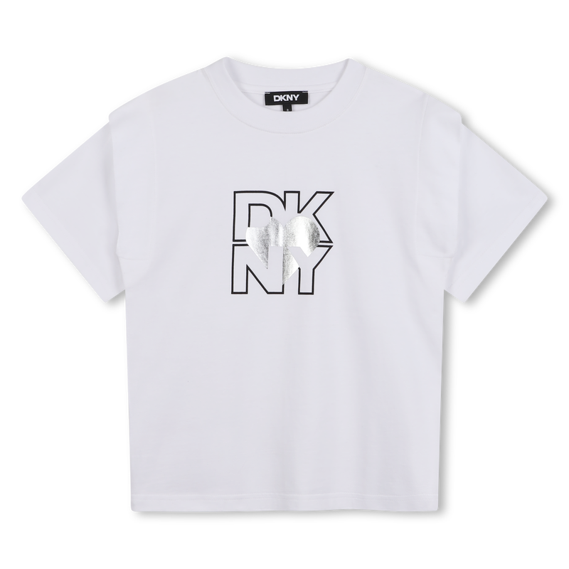 T-shirt &agrave; manches courtes DKNY 
                        FILLE