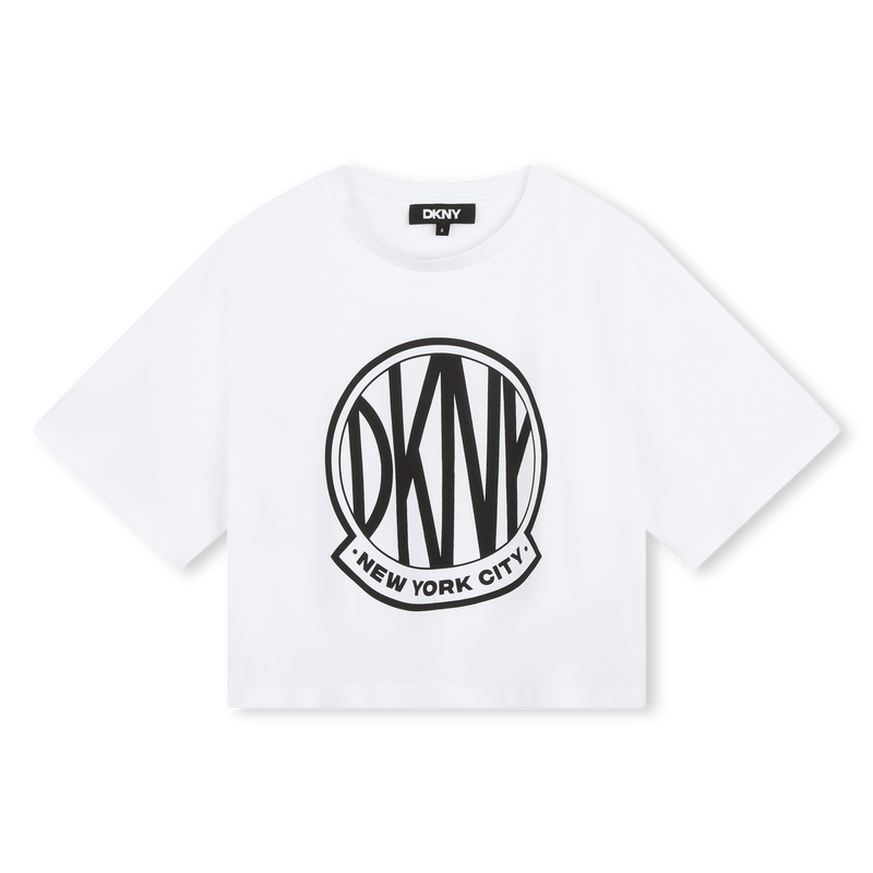 T-shirt &agrave; manches courtes DKNY 
                        FILLE