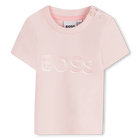 T-shirt avec imprim&eacute; brillant, BABY PINK, hi-res