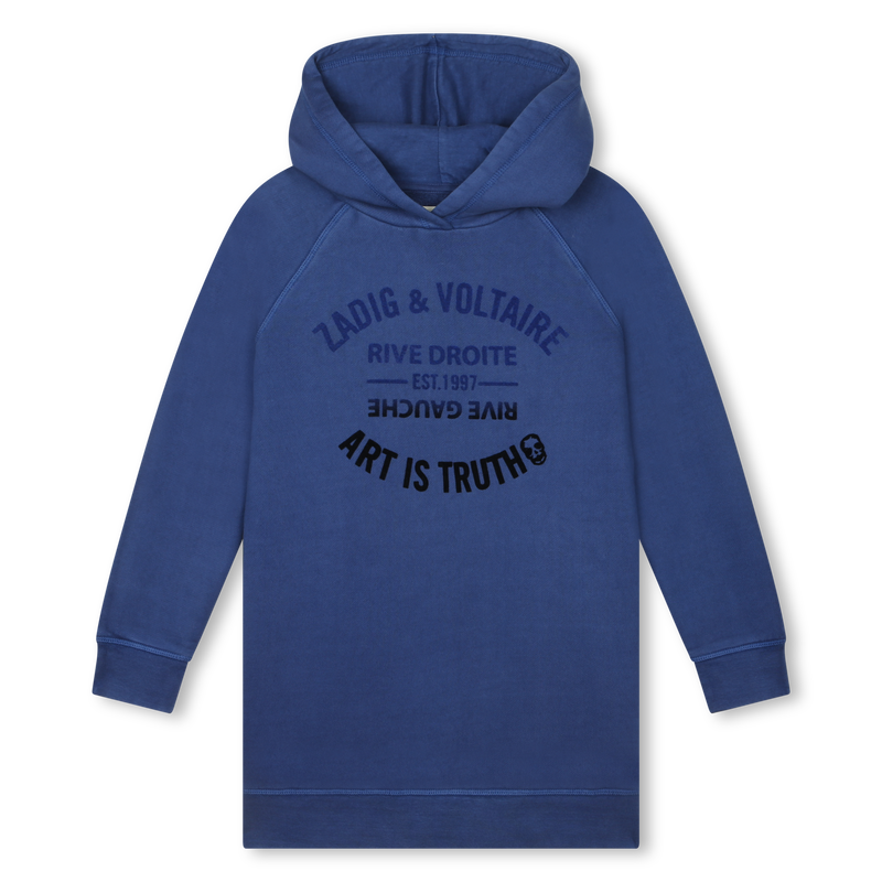 Robe sweat-shirt à capuche ZADIG & VOLTAIRE 
                    FILLE