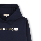 Robe &agrave; capuche en molleton MICHAEL KORS 
                    FILLE