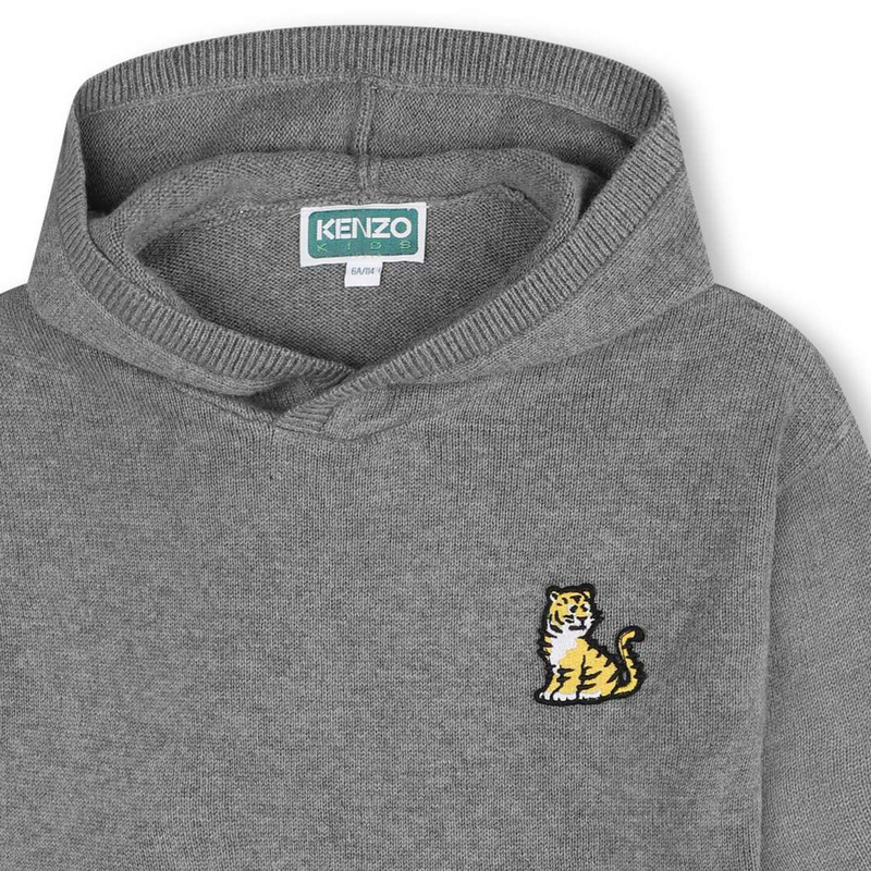 Pull à capuche en tricot KENZO KIDS 
                    GARCON