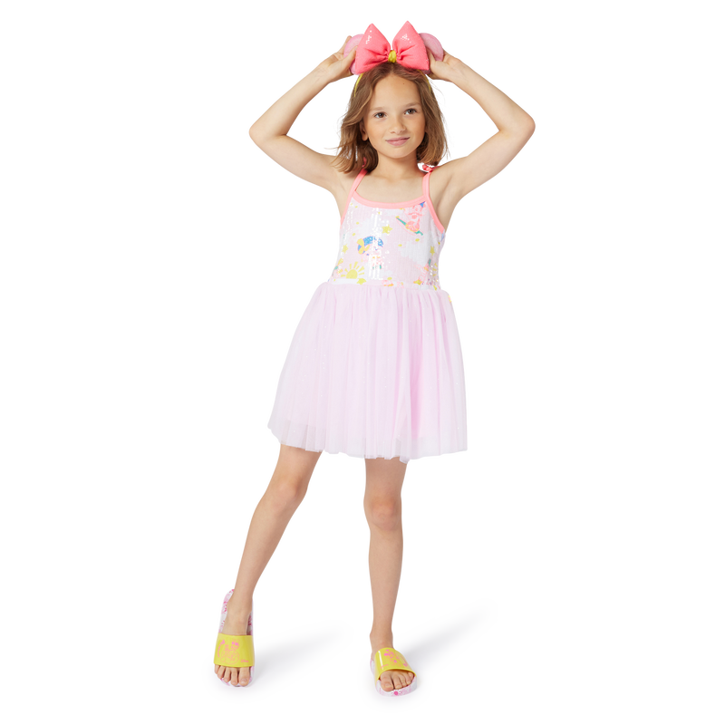 Robe bimatière à bretelles BILLIEBLUSH 
                    FILLE