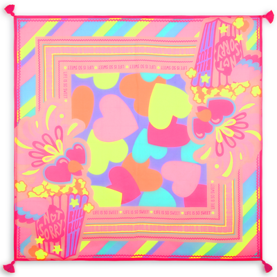 Foulard carr&eacute; imprim&eacute; BILLIEBLUSH FILLE