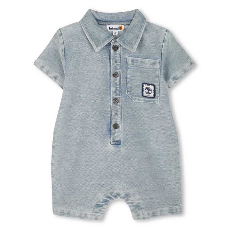 Combinaison courte en jean TIMBERLAND 
                    GARCON