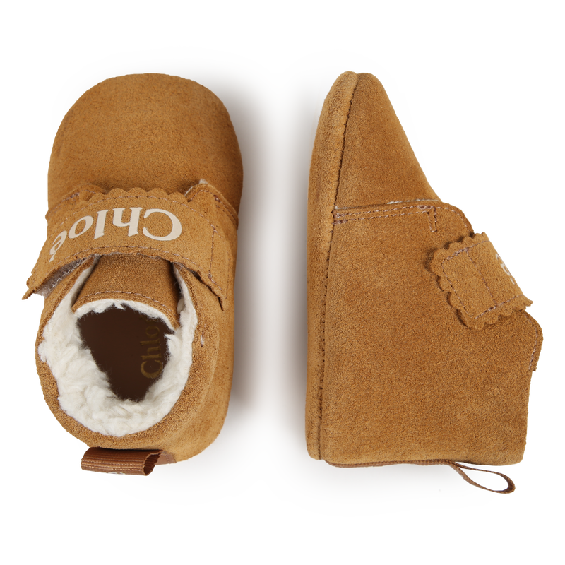 Chaussons avec bande auto-agrippante CHLOE 
                    FILLE