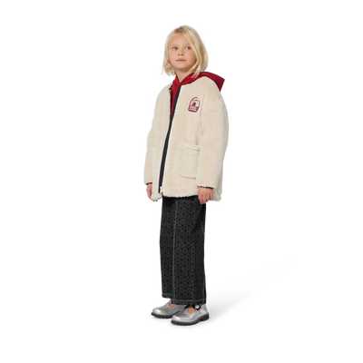 Manteau avec capuche amovible KENZO KIDS FILLE