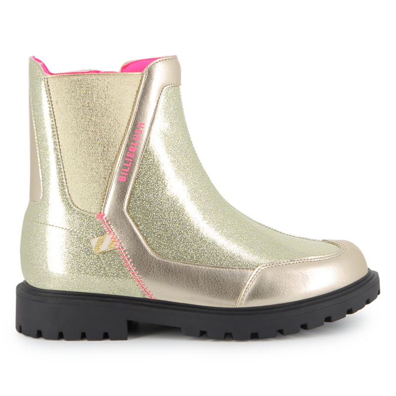 Bottines m&eacute;tallis&eacute;es BILLIEBLUSH 
                        FILLE